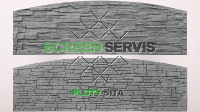 51938-bb - deska obloukova oboustranna - stipany kamen - seda